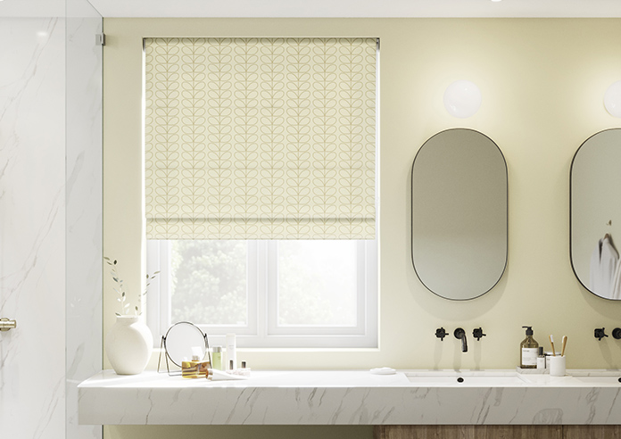 Orla Kiely Linear Stem, Natural - Twist&Fit Roman Blind - Image 3